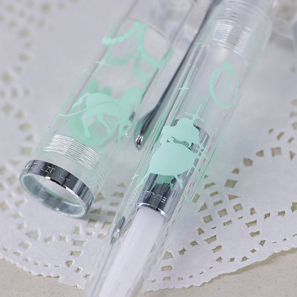 BUNGUBOX Original Fountain Pen - Cinderella's Slipper - Mint Green & Silver