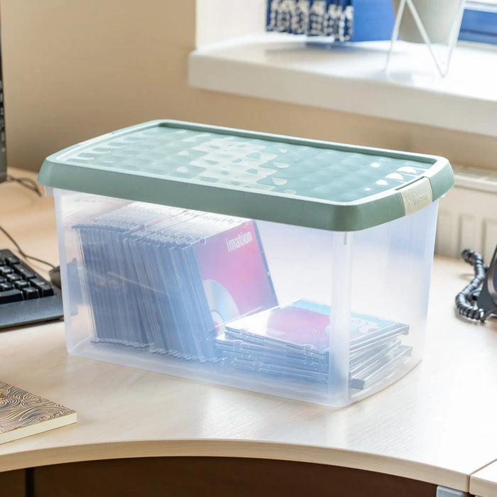 14 Litre Rectangular Wham Clip Box with Lid 6.03 Wham Storage