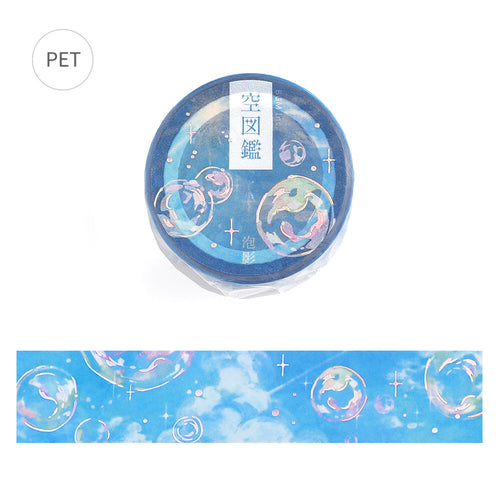 BGM Clear Tape - Foil Stamping Life - Sky Encyclopedia - Bubble Dream