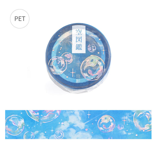 BGM Clear Tape - Foil Stamping Life - Sky Encyclopedia - Bubble Dream