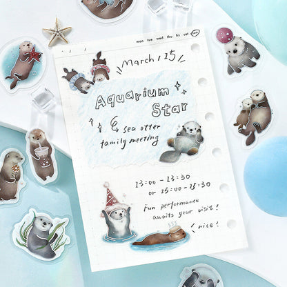 BGM Flake Sticker - IPPAI - Full of Otters