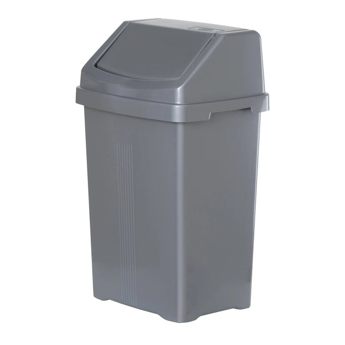 15 Litre Plastic Swing Bin Wham Storage