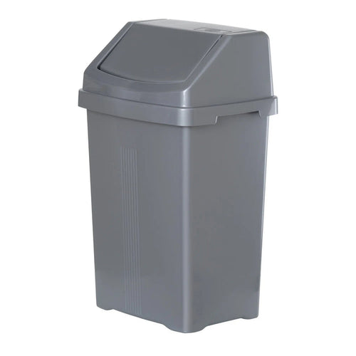 15 Litre Plastic Swing Bin Wham Storage