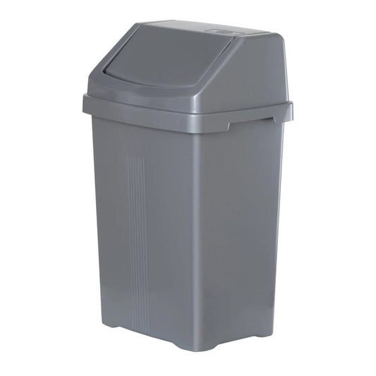 15 Litre Plastic Swing Bin Wham Storage