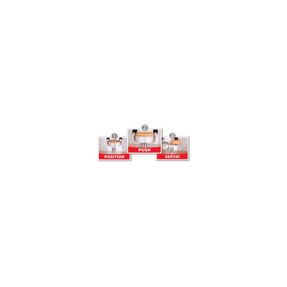 15cm PushPan Aluminium Shallow Tin PushPan