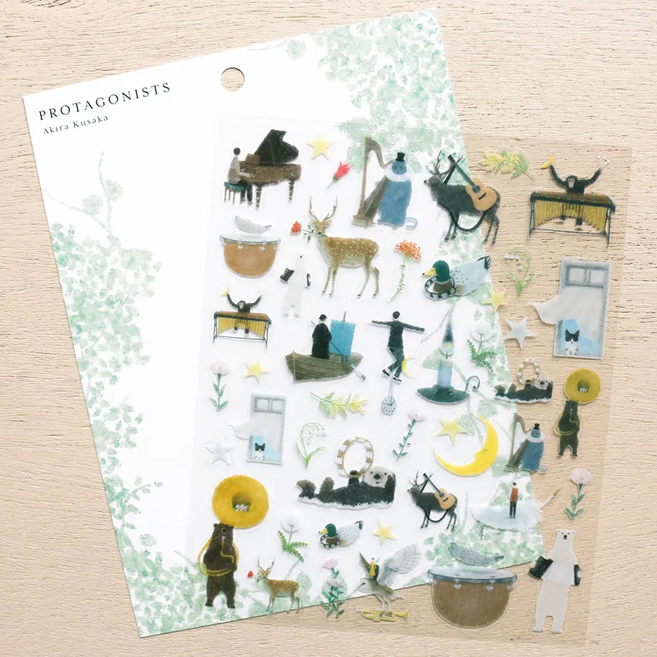Cozyca - Akira Kusaka - Protagonists 1 Stickers