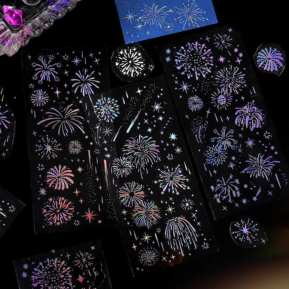 BGM - Foil Stamping Iride Sticker Sheets Vol.2 - Fireworks