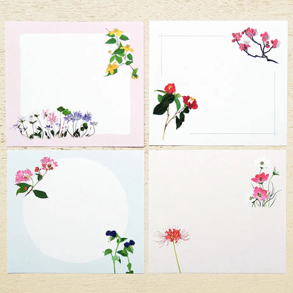 Cozyca - Yasuo Toyama Memo Pad - Flowers of the Season