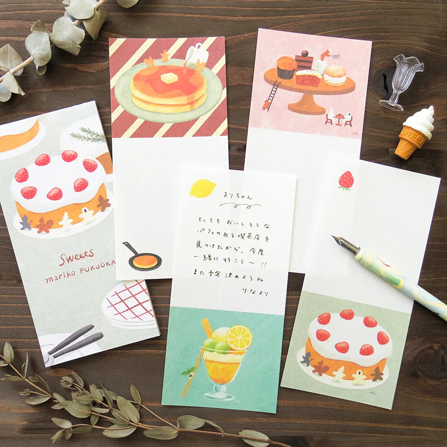 Cozyca - Mariko Fukuoka Note Pad - Sweets
