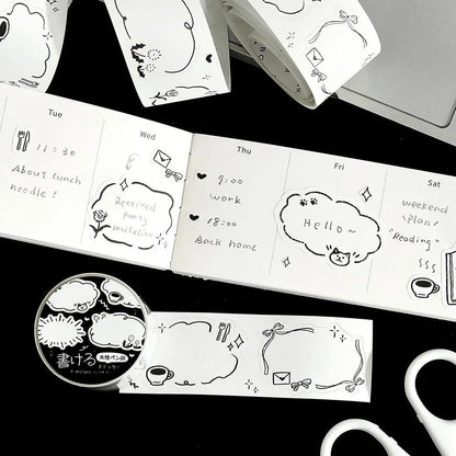 BGM Roll Sticker - Writable - Sketch