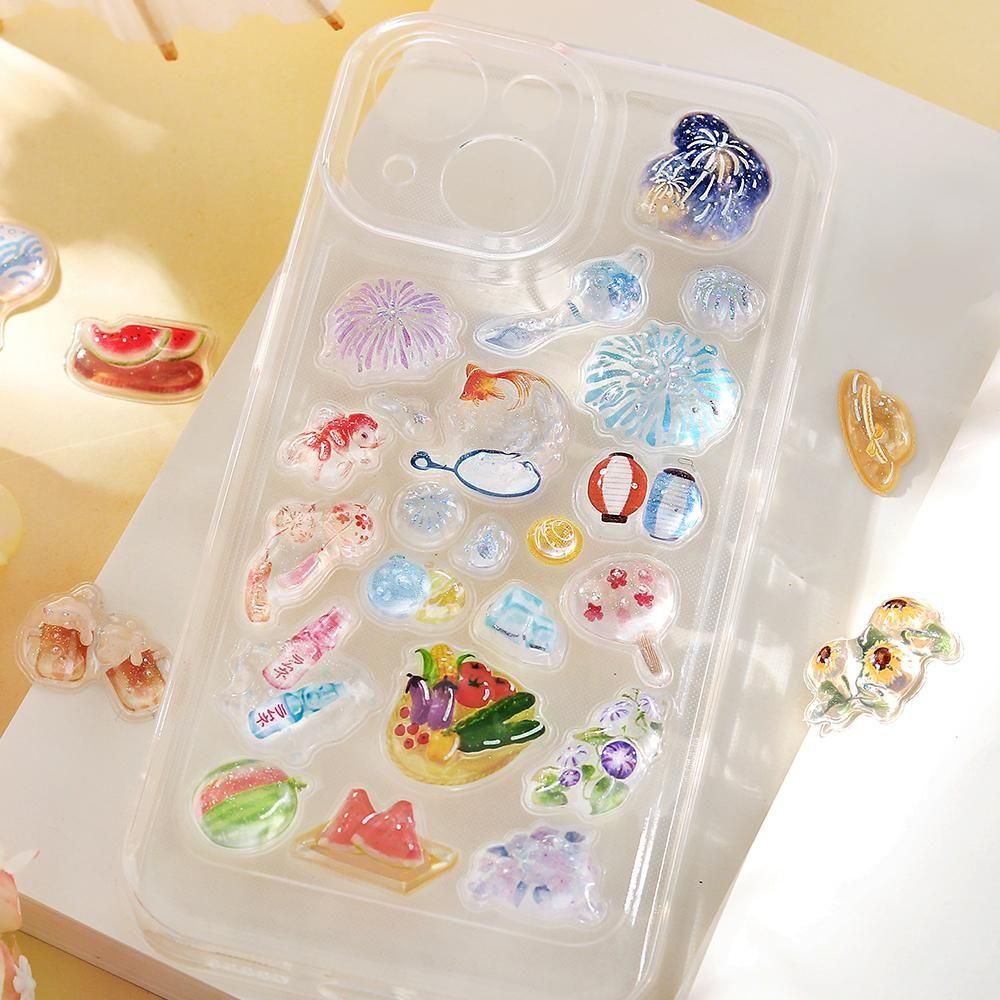 BGM 3D Sticker Sheet - Kyururun - 2026 Summer Limited - Summer Tradition