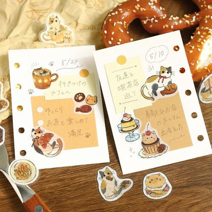 BGM Flake Sticker - Foil Stamping - Welcome, Meow!