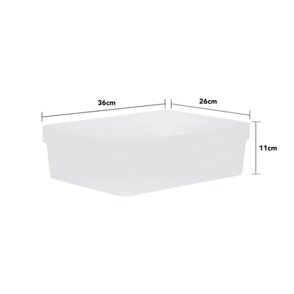 2.02 Studio Stack A4 Box & Lid Shallow Wham Storage