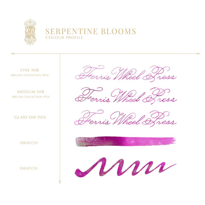 Ferris Wheel Press - Serpentine Blooms - Year of the Snake Special Edition with Fête Chinoise