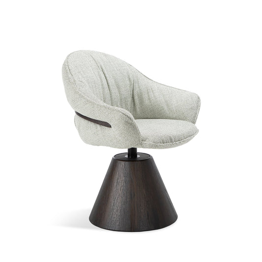 freifrau | marie armchair | cone frame - black | safire fabric