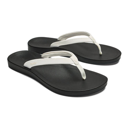 OLUKAI - UIKI (WOMENS) | BRIGHT WHITE/LAVA ROCK