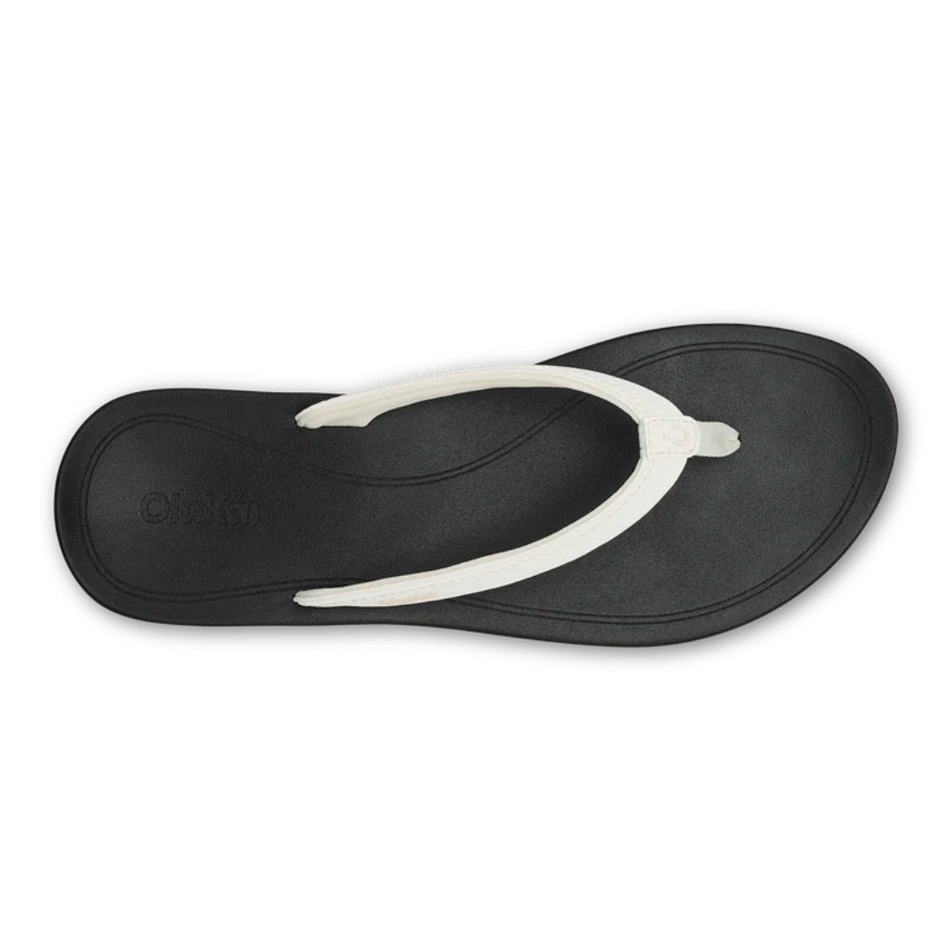OLUKAI - UIKI (WOMENS) | BRIGHT WHITE/LAVA ROCK