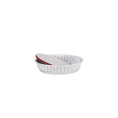 20cm PushPan Aluminium Round Flan Tin PushPan