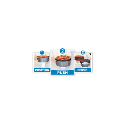23cm PushPan Non-Stick Shallow Round Tin PushPan