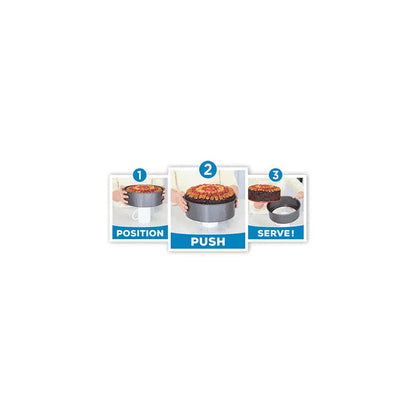 23cm PushPan Non-Stick Shallow Round Tin PushPan