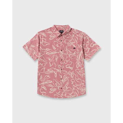 BILLABONG - SUNDAYS MINI SS BUTTON-UP | Faded Rose