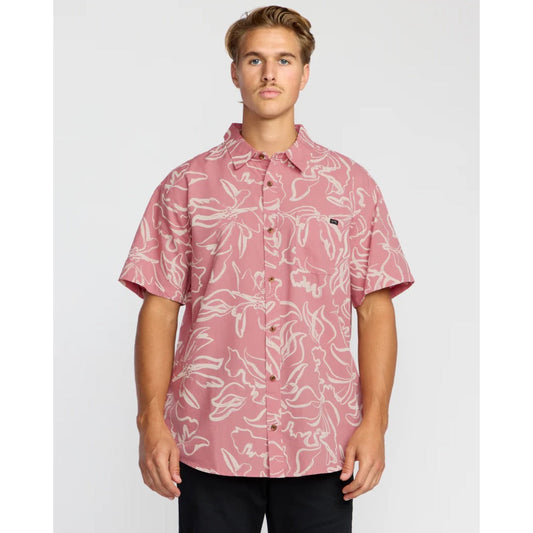 BILLABONG - SUNDAYS MINI SS BUTTON-UP | Faded Rose