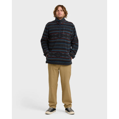 BILLABONG - BOUNDARY MOCK FLEECE | DARK STONE