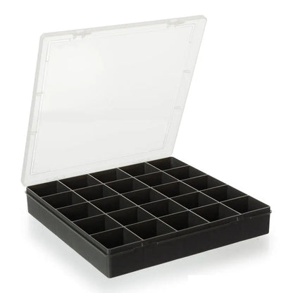 29cm (10.01) Organiser Box with 25 Square Compartments Wham Storage