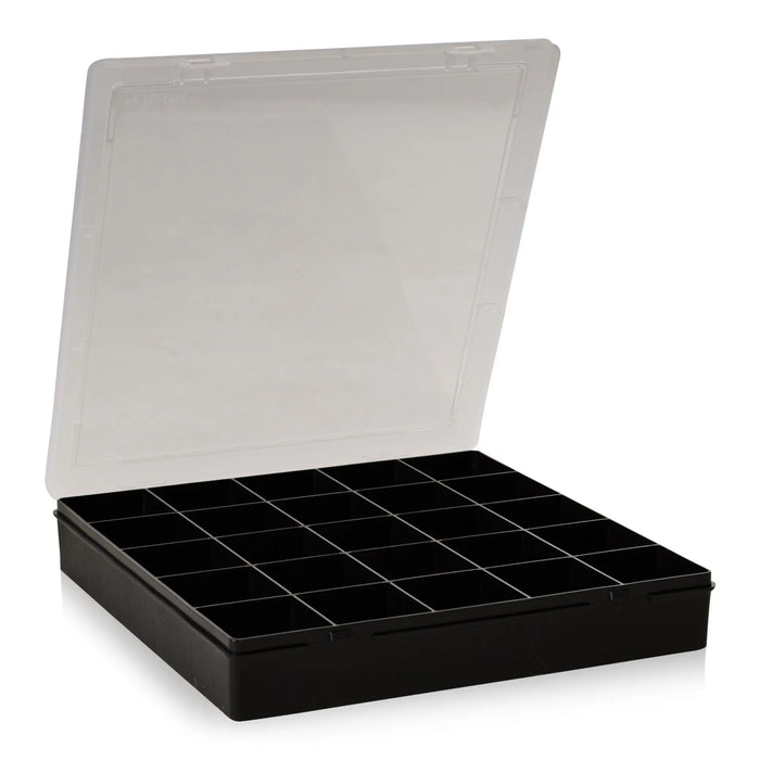 29cm (10.01) Organiser Box with 25 Square Compartments Wham Storage