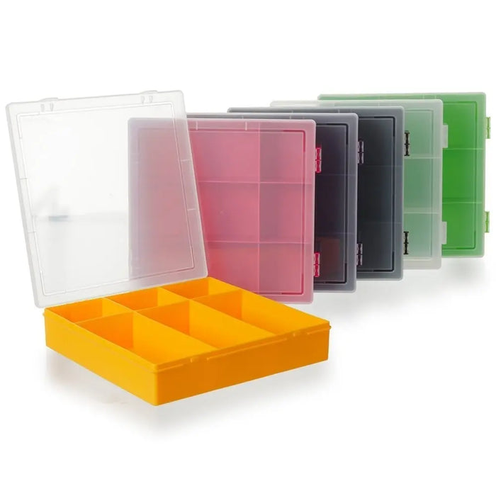 29cm (10.03) 6 Compartment Hinged Organiser Box Wham Storage