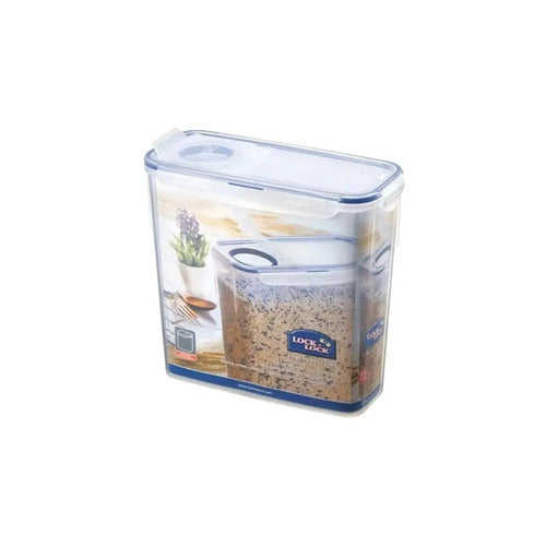 3.4 Litre Rectangular Food Storer with Airtight Flip Top Lid Lock & Lock