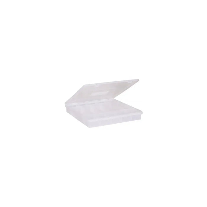 38.5cm (11.01) Square Organiser Box with Hinged Lid and 15 Compartments Wham Storage