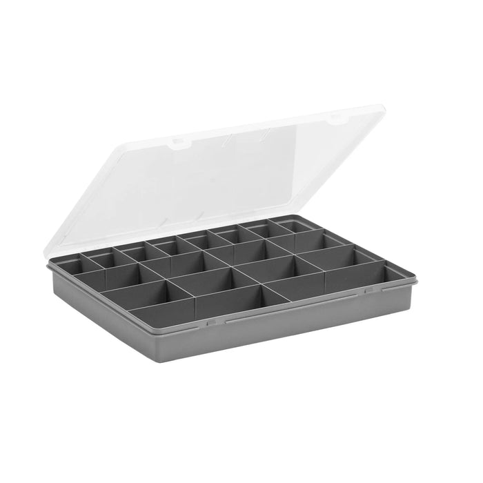 38cm (5.02) Hobby Craft Bits and Bobs 18 Compartment Organiser Plastic Box Wham Storage