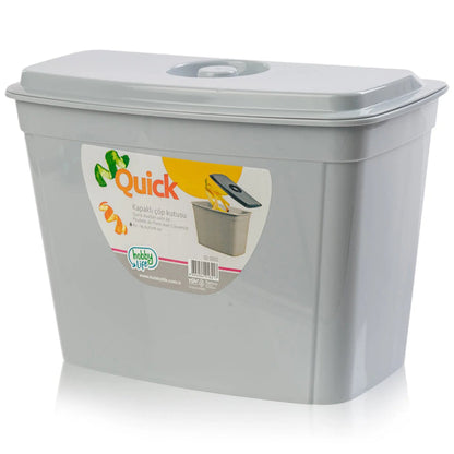 4 Litre Over Door Plastic Hanging Bin with Lid Hobby Life