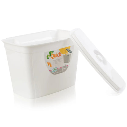 4 Litre Over Door Plastic Hanging Bin with Lid Hobby Life