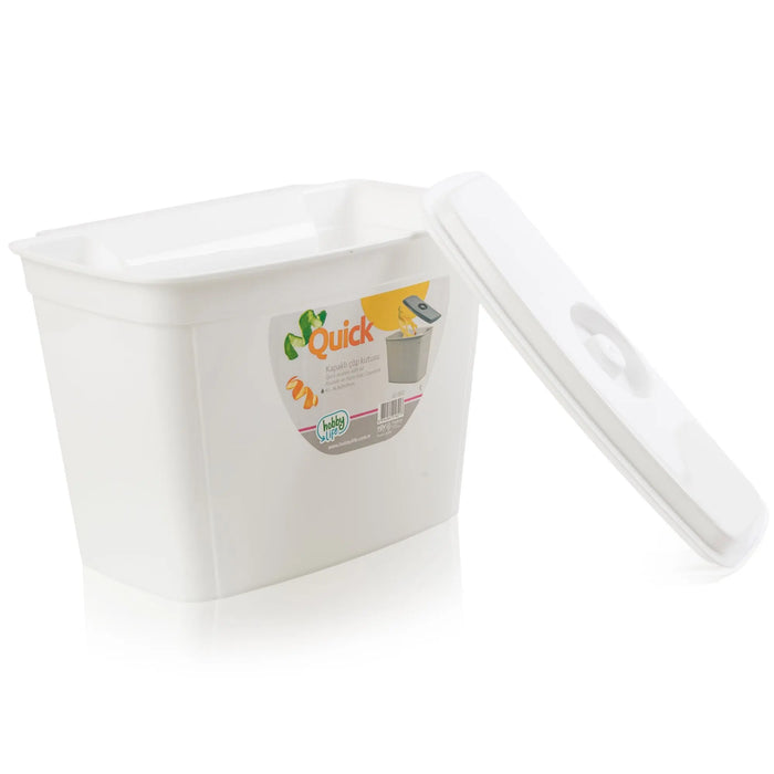 4 Litre Over Door Plastic Hanging Bin with Lid Hobby Life