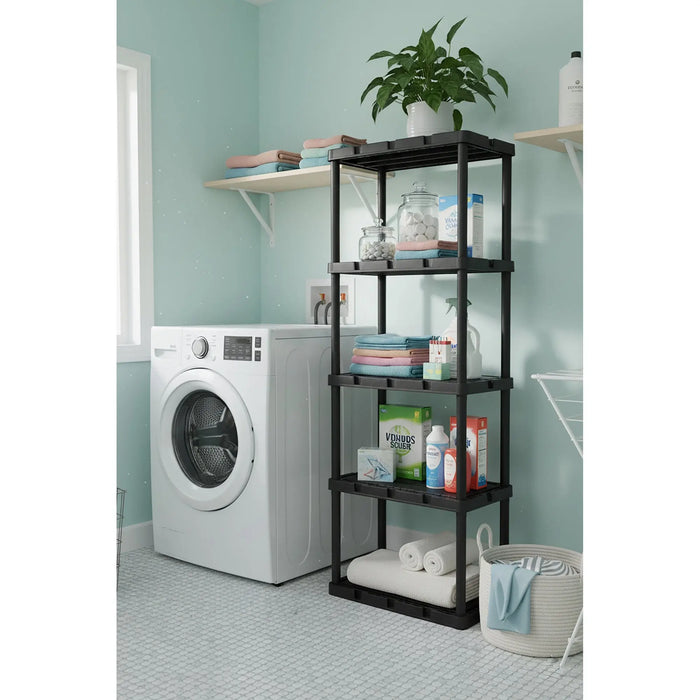 5 Tier Plastic Shelving Unit Strata