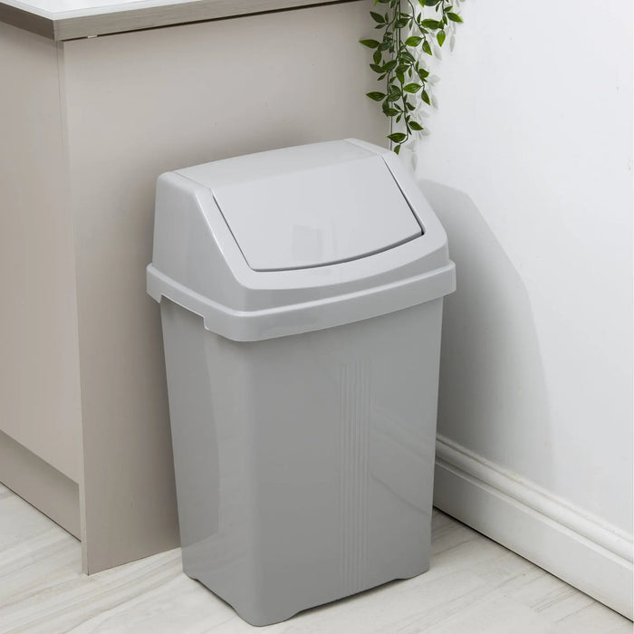 50 Litre Home Upcycled Plastic Swing Bin Wham Storage