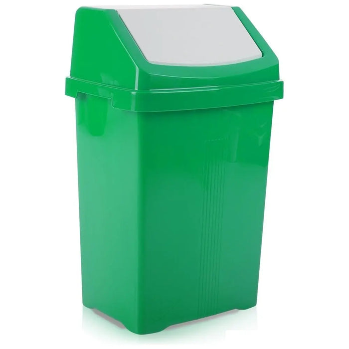 50 Litre Plastic Swing Bin - Primary Colours Wham Storage