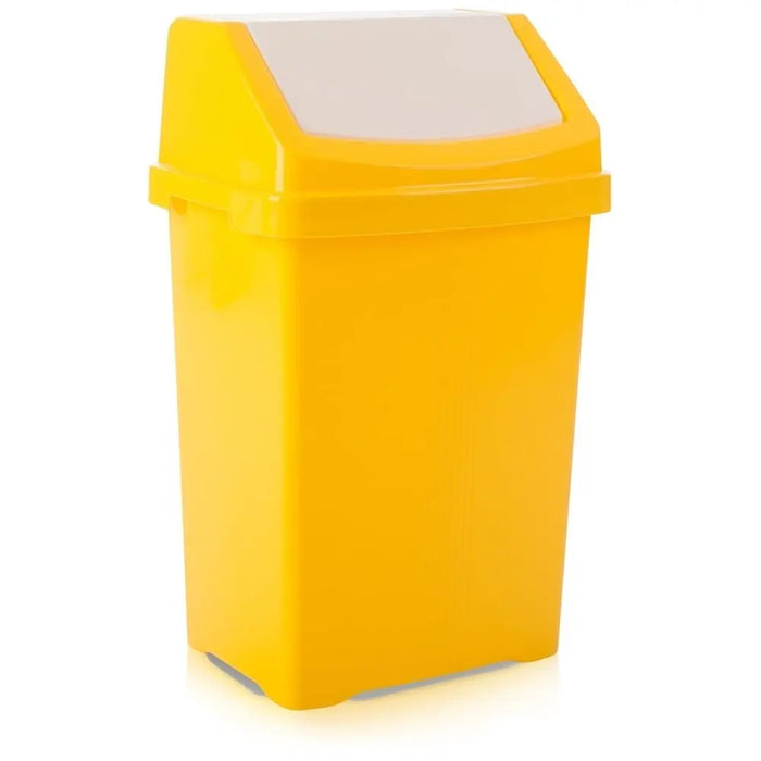 50 Litre Plastic Swing Bin - Primary Colours Wham Storage