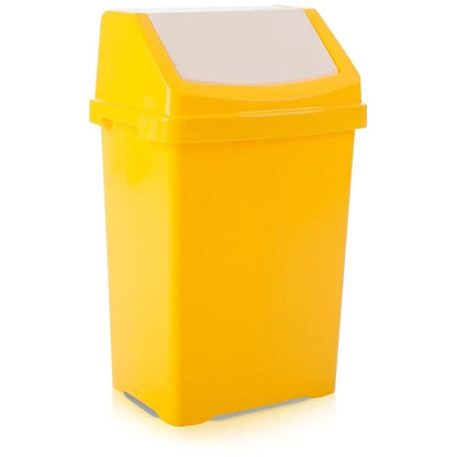50 Litre Plastic Swing Bin - Primary Colours Wham Storage