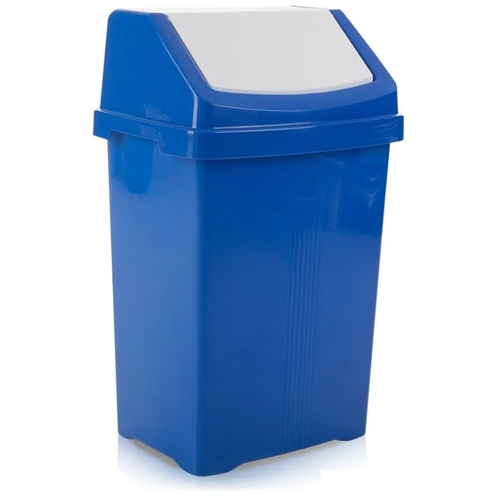 50 Litre Plastic Swing Bin - Primary Colours Wham Storage