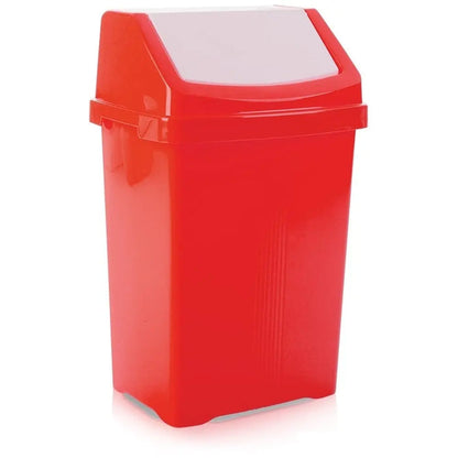 50 Litre Plastic Swing Bin - Primary Colours Wham Storage