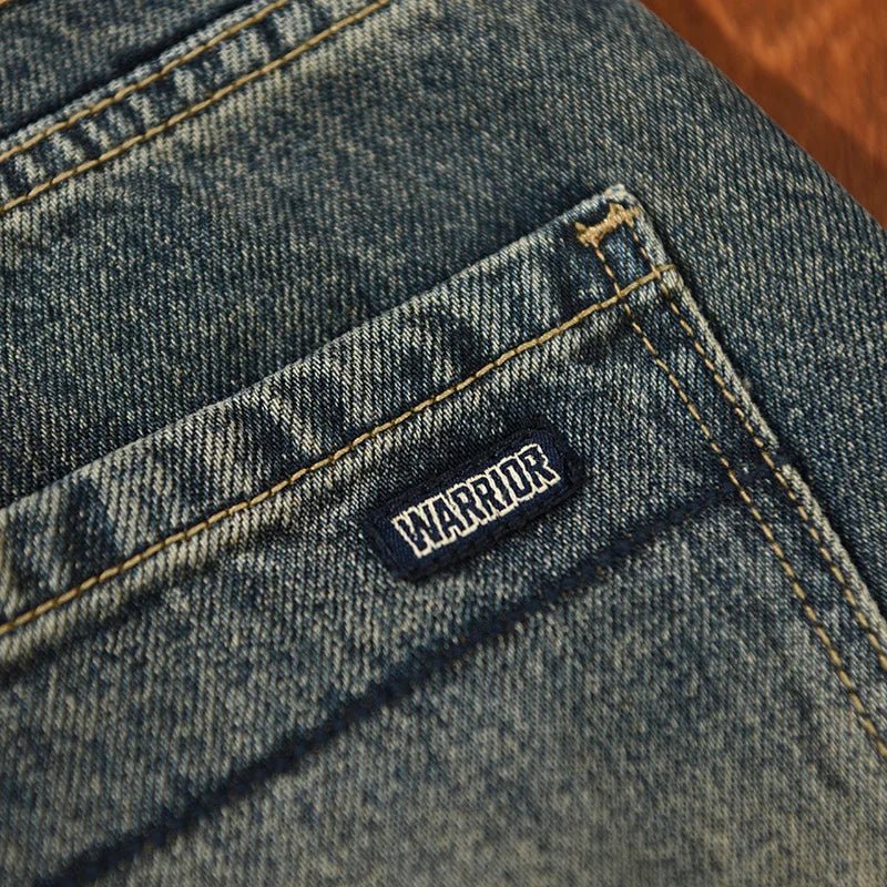 5913 Streetwear Men Clothing Jeans Spring Fall Fashion Classical Baggy Straight Denim Pants Loose Casual Premium Cotton Trouser