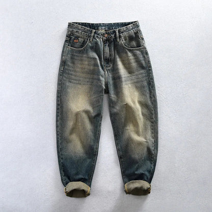 5913 Streetwear Men Clothing Jeans Spring Fall Fashion Classical Baggy Straight Denim Pants Loose Casual Premium Cotton Trouser