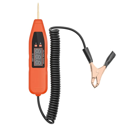 5V 120V Automotive Circuit Voltage Tester Pen Positive and Negative Pole Detection Probe Spring Wire Car Electrical Circuit Test