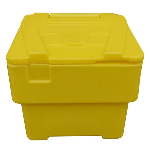 60 Litre Grit Bin Set - Bin, Scoop and Salt - Yellow EX
