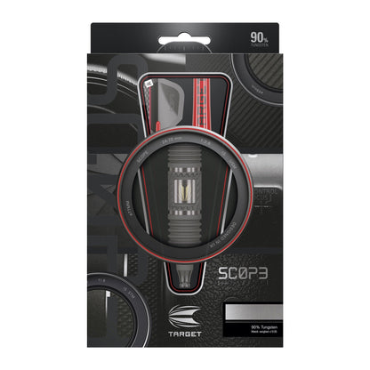 TARGET - Scope SP01 Swiss Point Steel Tip Darts - 90% Tungsten - 22g