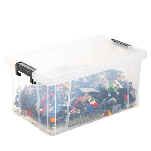 70 Litre Stackmaster Plastic Storage Box with Lid Strata