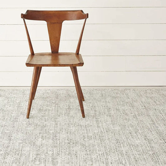 chilewich | woven floormat 183x269cm (72x106") | mosaic black + white